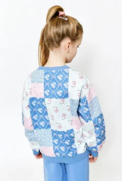 Bawełniana bluza nierozpinana na stójce
