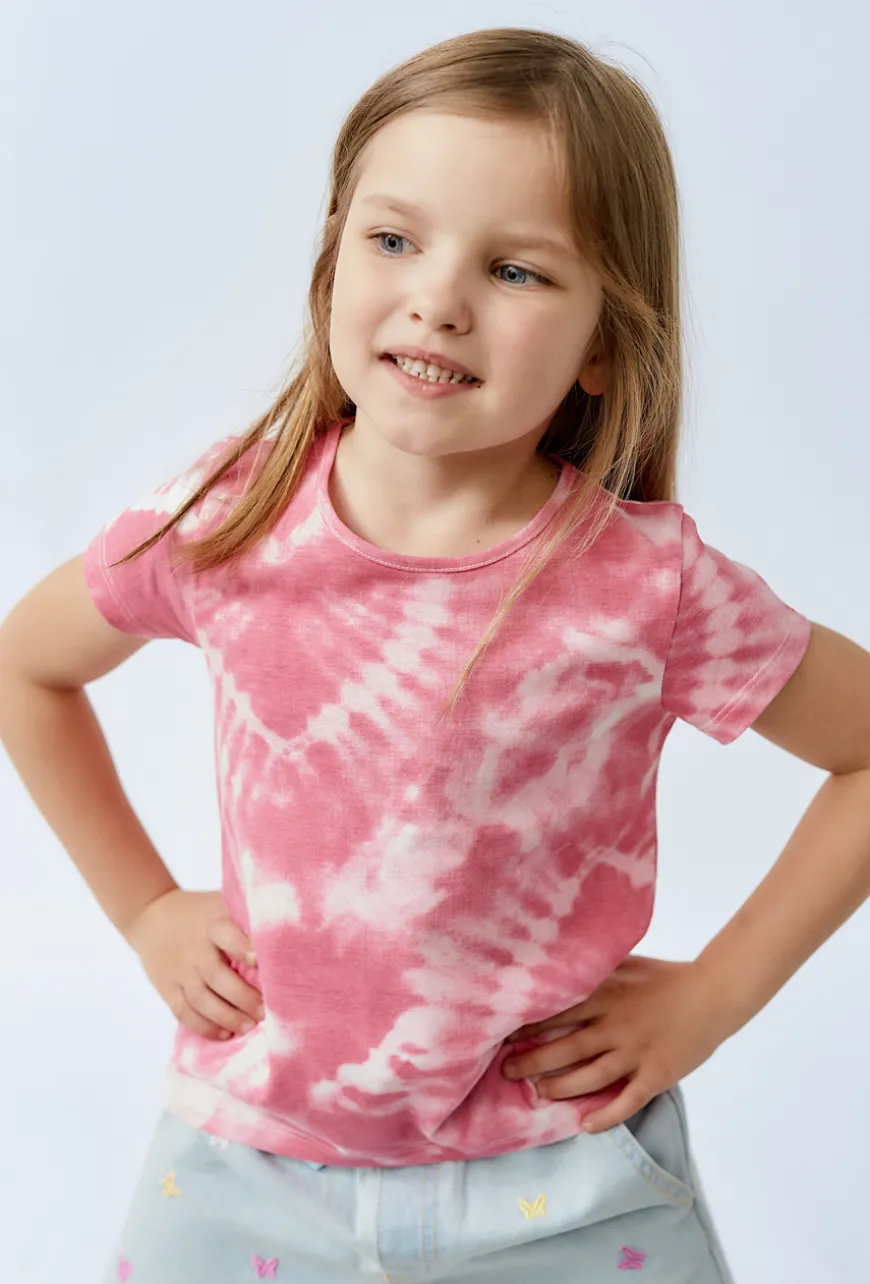 Bawełniana koszulka tie-dye