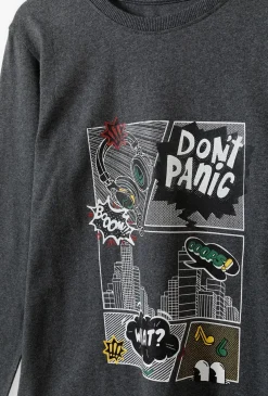 Bawełniana piżama dla chłopca - szara - Dont Panic - 5.10.15.