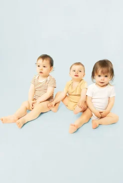 Bawełniane body 3-pak z krótkim rękawem