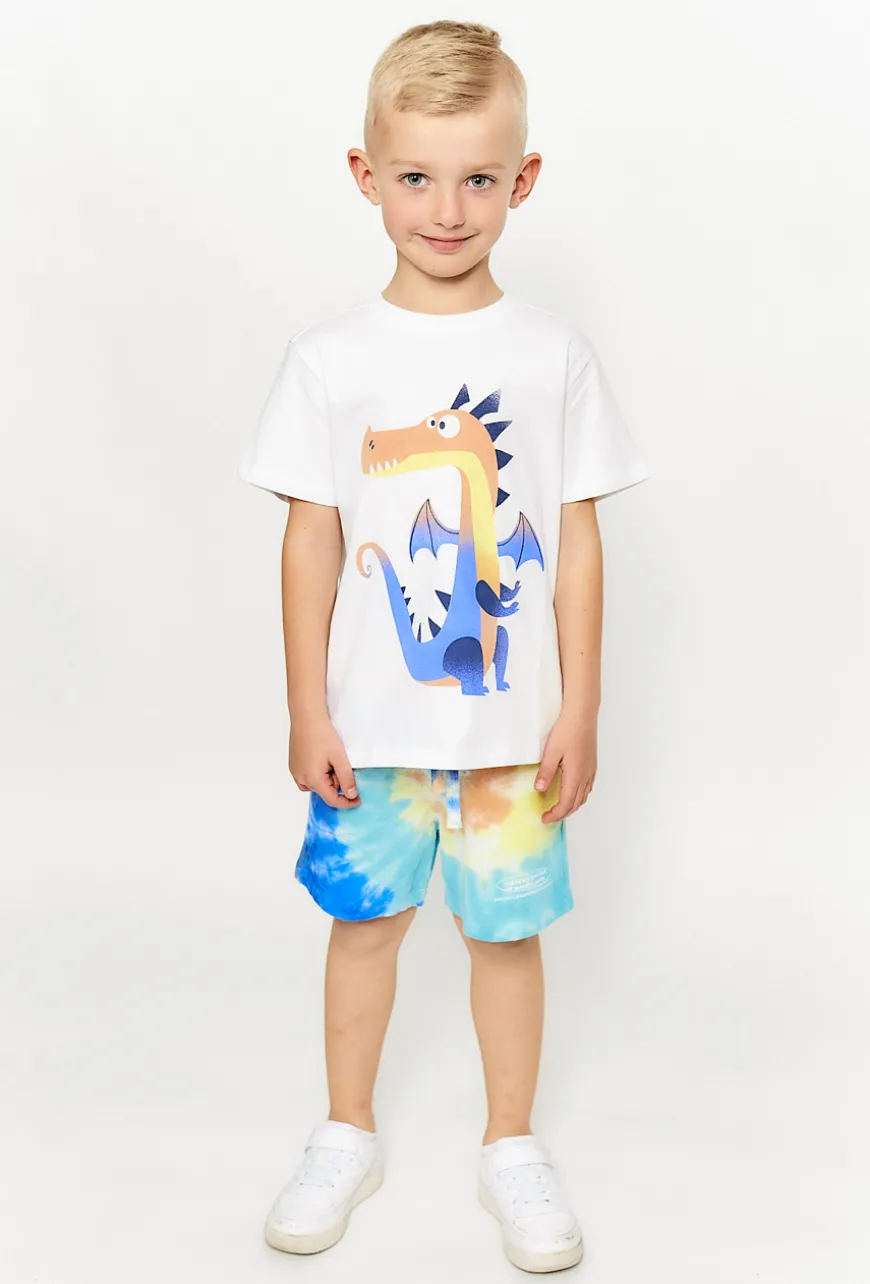 Bawełniane szorty tie-dye