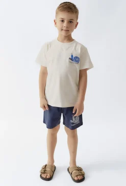 Bawełniany t-shirt z nadrukiem