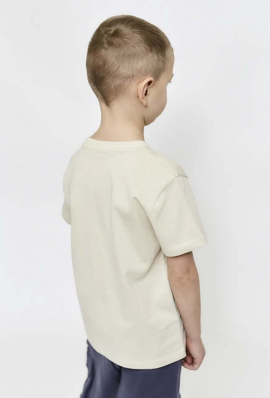 Bawełniany t-shirt z nadrukiem samochodu