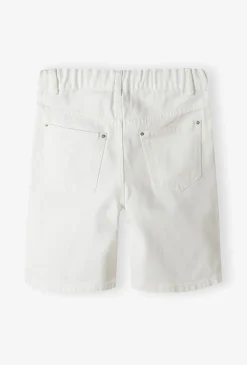 Białe jeansowe spodenki na lato - Limited Edition
