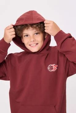 Bluza chłopięca kangurka z kapturem