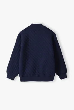 Bluza chłopięca – rozpinana bluza ze stójką