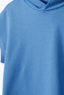 Bluza chłopięca z kapturem bez rękawów