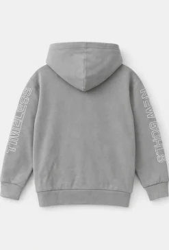 Bluza chłopięca z kapturem print pixel