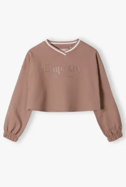 Bluza dresowa brązowa - Empathy - Lincoln&Sharks