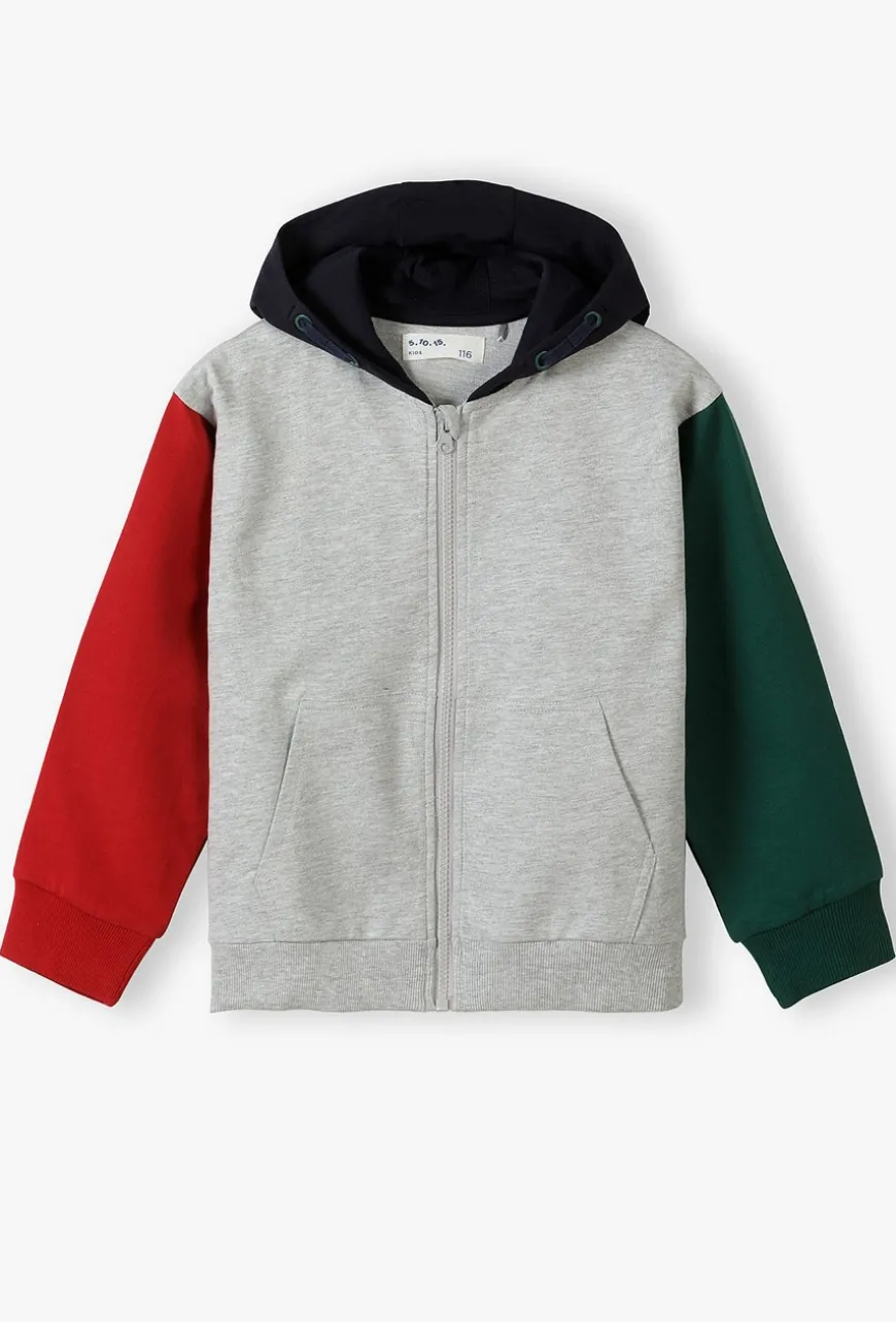 Bluza dresowa chłopięca z kapturem - 5.10.15.