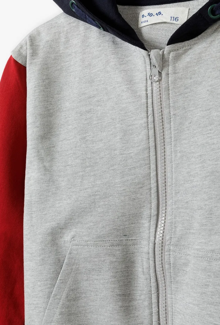 Bluza dresowa chłopięca z kapturem - 5.10.15.