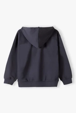 Bluza dresowa chłopięca z kapturem – rozpinana bluza