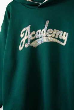 Bluza dresowa dla dziewczynki zielona - Academy - 5.10.15.