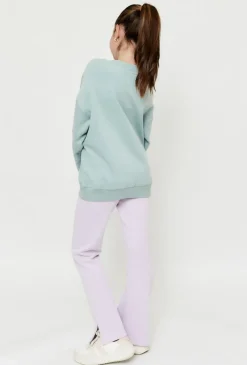 Bluza dresowa dla dziewczynki - zielona - Limited Edition