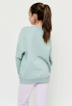 Bluza dresowa dla dziewczynki - zielona - Limited Edition