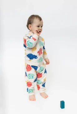 Bluza dresowa niemowlęca w słoniki - 5.10.15.