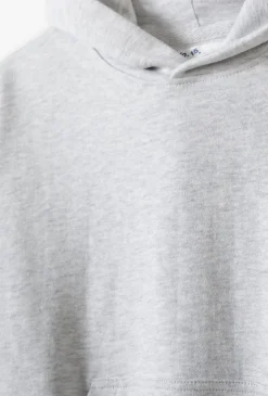 Bluza dresowa nierozpinana z kapturem - szara - 5.10.15.