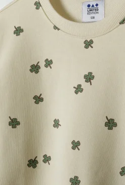 Bluza dresowa w koniczynki dla chłopca