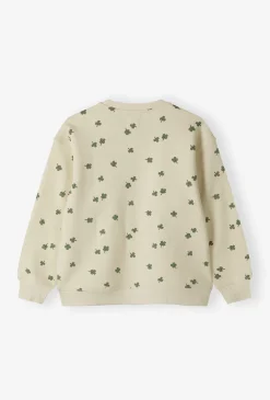 Bluza dresowa w koniczynki dla chłopca
