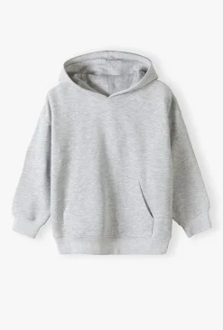 Bluza dresowa z kapturem nierozpinana - basic - Limited Edition