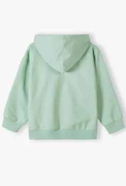 Bluza dresowa z kapturem - pastelowa zieleń - 5.10.15.