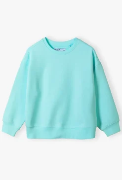 Bluza dresowa z miękkiej dzianiny - niebieska - 5.10.15.