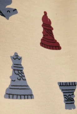 Bluza dziecięca allover print szachy
