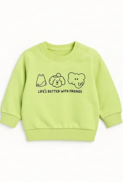 Bluza dziecięca z nadrukiem „Life’s Better with Friends”