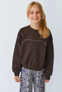 Bluza dziewczęca z dżetami