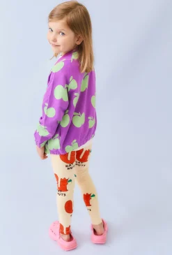 Bluza dziewczęca z jabłuszkami, rozpinana - Limited Edition
