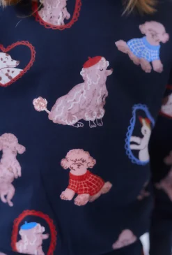 Bluza dziewczęca z nadrukiem piesków - Limited Edition