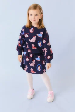 Bluza dziewczęca z nadrukiem piesków - Limited Edition
