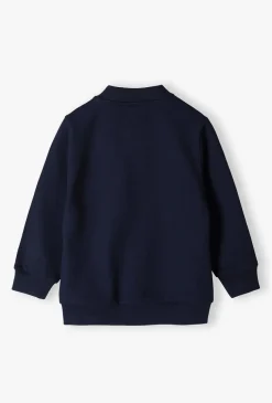 Bluza niemowlęca dla chłopca ze stójką