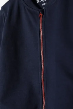 Bluza niemowlęca dla chłopca ze stójką