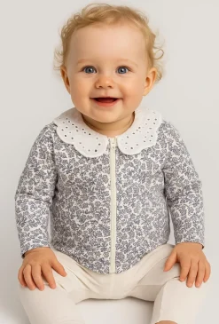 Bluza niemowlęca z kołnierzykiem