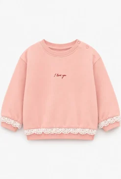 Bluza niemowlęca z koronką „I Love You”