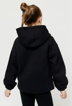 Bluza nierozpinana z kapturem dla dużej dziewczynki