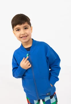 Bluza rozpinana chłopięca ze stójką