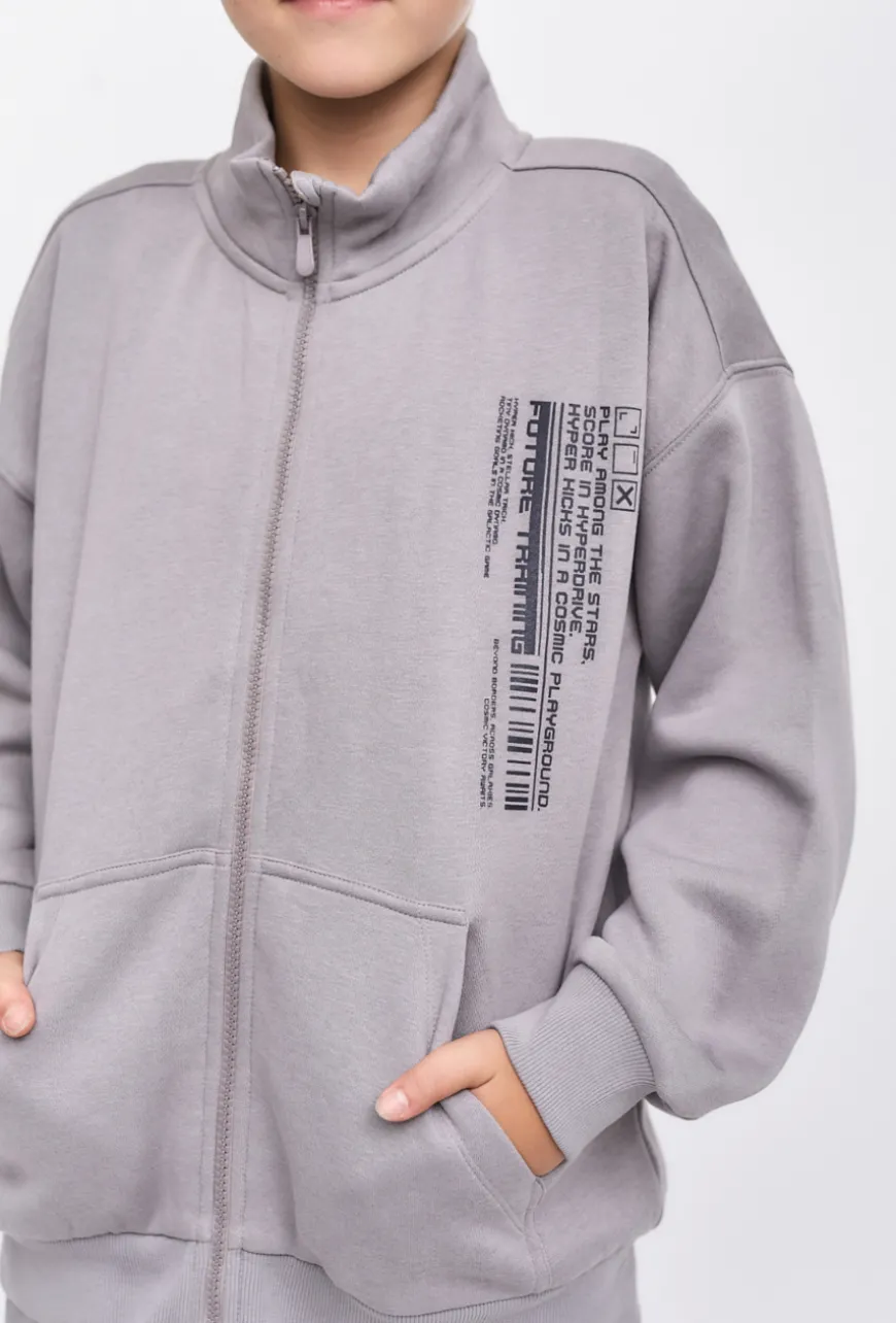 Bluza rozpinana na stójce