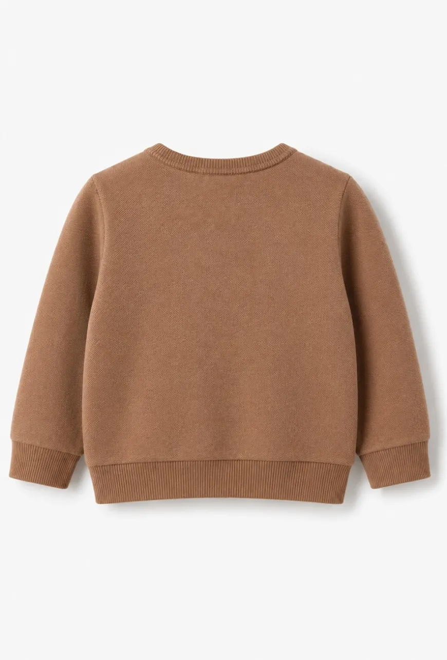 Bluza rozpinana niemowlęca z haftem misia
