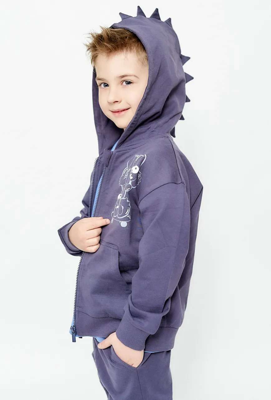 Bluza rozpinana z kapturem