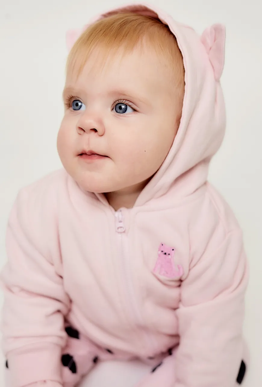 Bluza rozpinana z kapturem dla dziewczynki - 5.10.15.