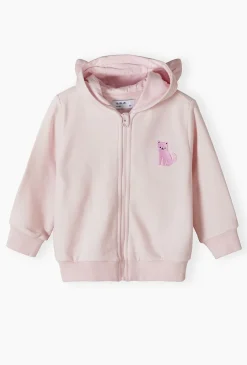 Bluza rozpinana z kapturem dla dziewczynki - 5.10.15.