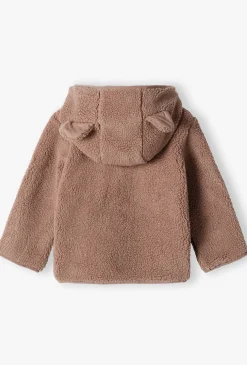 Bluza rozpinana z kapturem dla niemowlaka chłopca