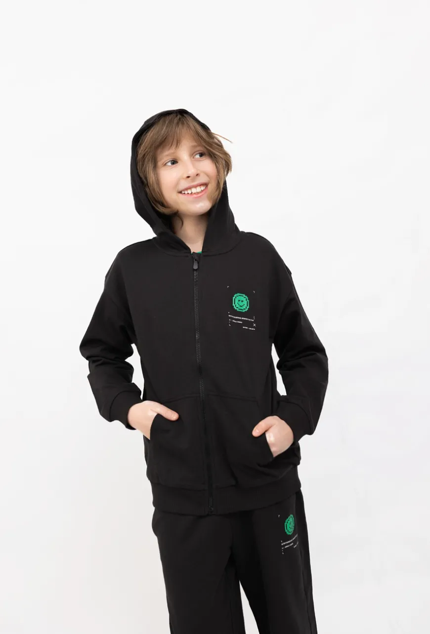 Bluza rozpinana z kapturem Pixel