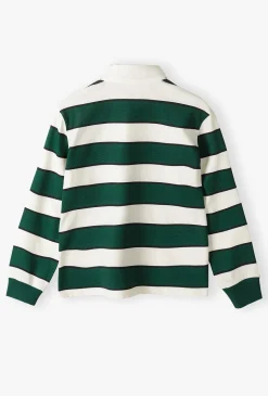 Bluza w stylu polo z długim rękawem