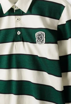 Bluza w stylu polo z długim rękawem