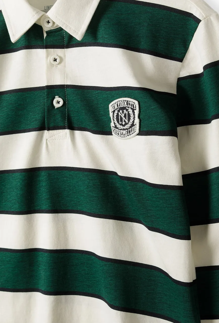 Bluza w stylu polo z długim rękawem