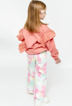 Bluza z dekoracyjnymi falbanami