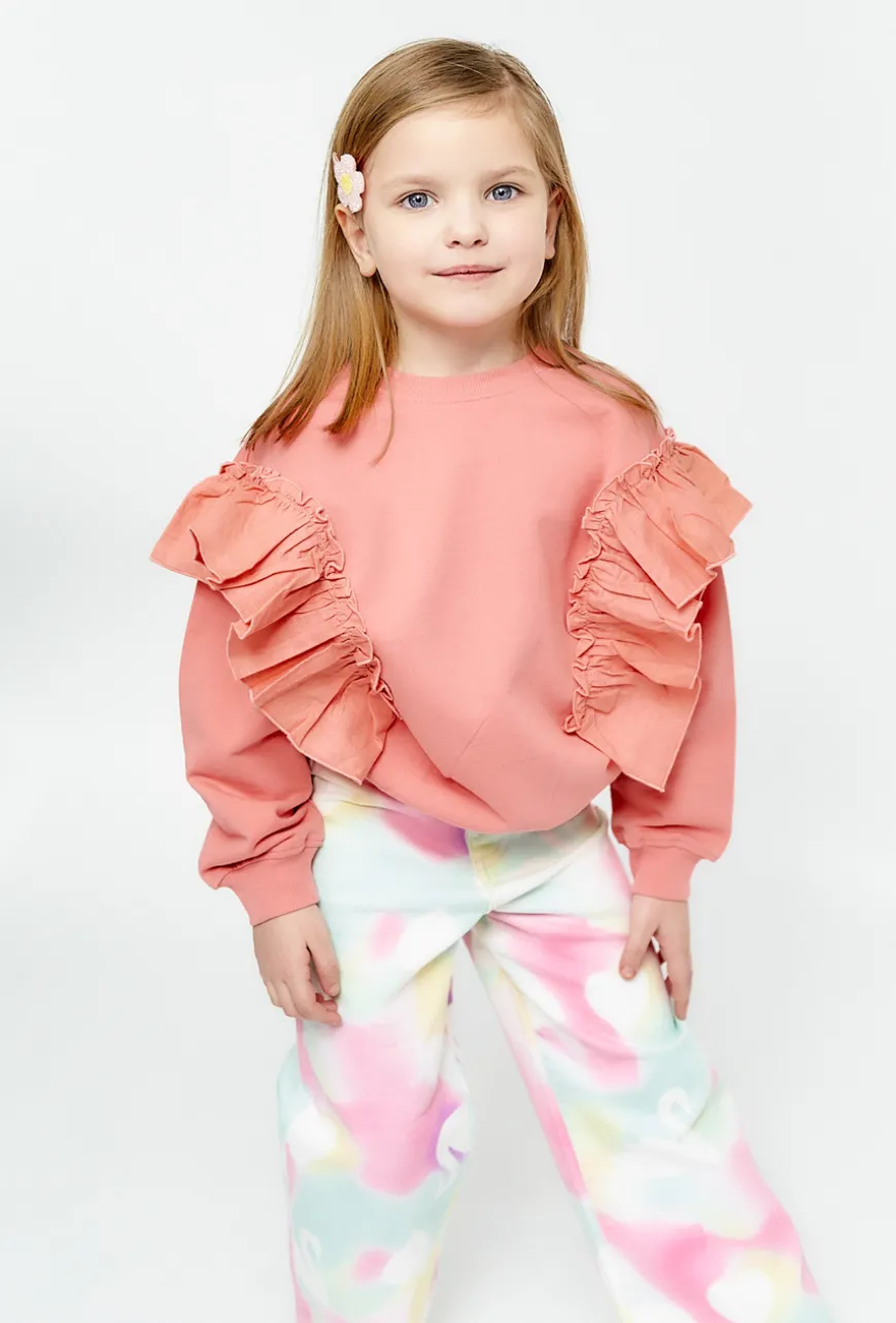 Bluza z dekoracyjnymi falbanami